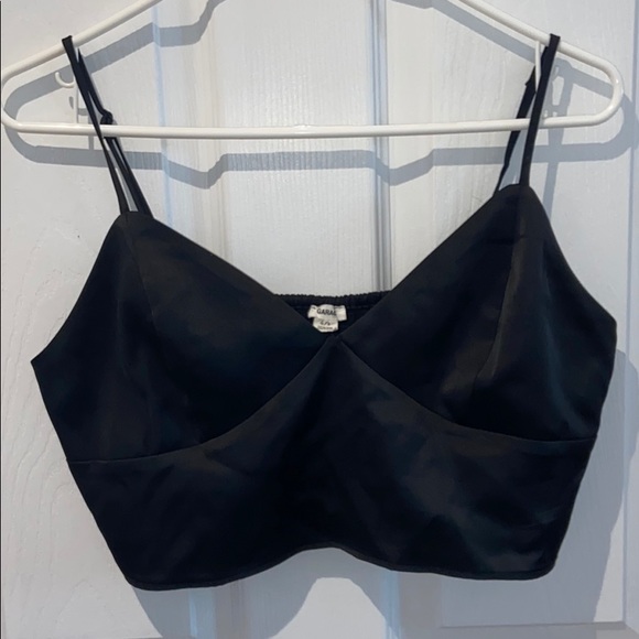 women’s silk crop top - Picture 2 of 3